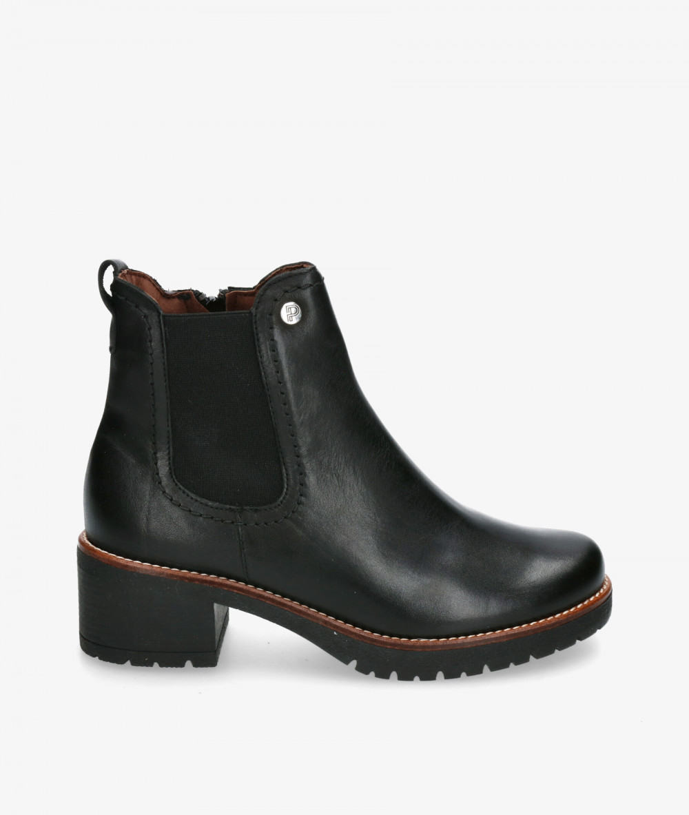 Botines Blanco y negro  20222 en negro