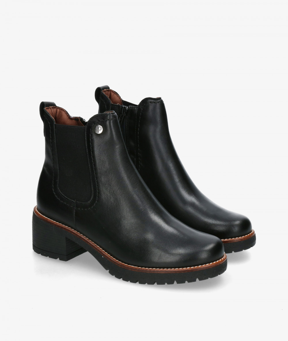 Botines Blanco y negro  20222 en negro