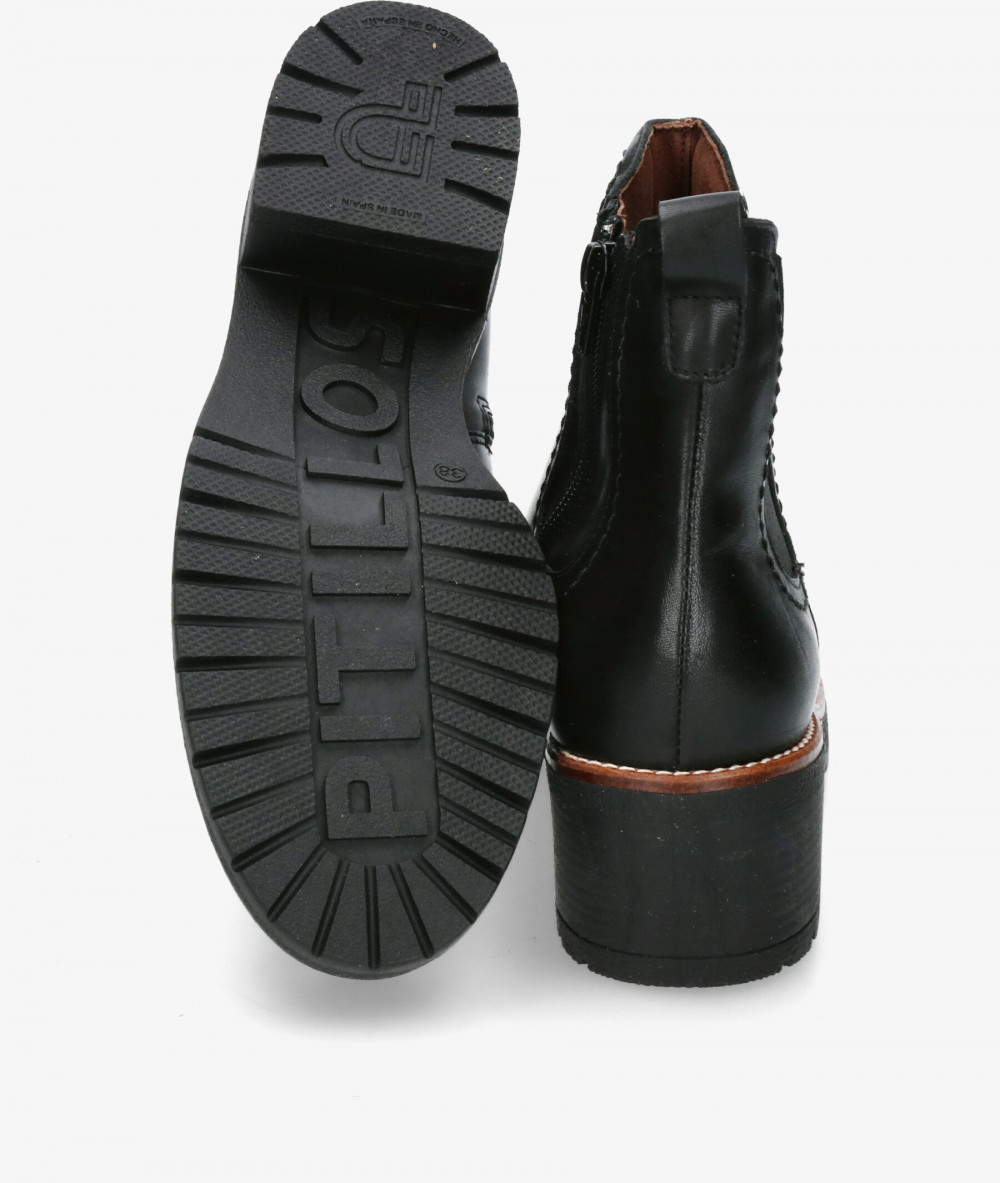 Botines Blanco y negro  20222 en negro