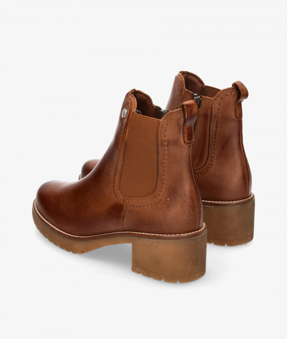 Botines Blanco y negro  20222 en cuero Botines Blanco y negro  20222 en cuero