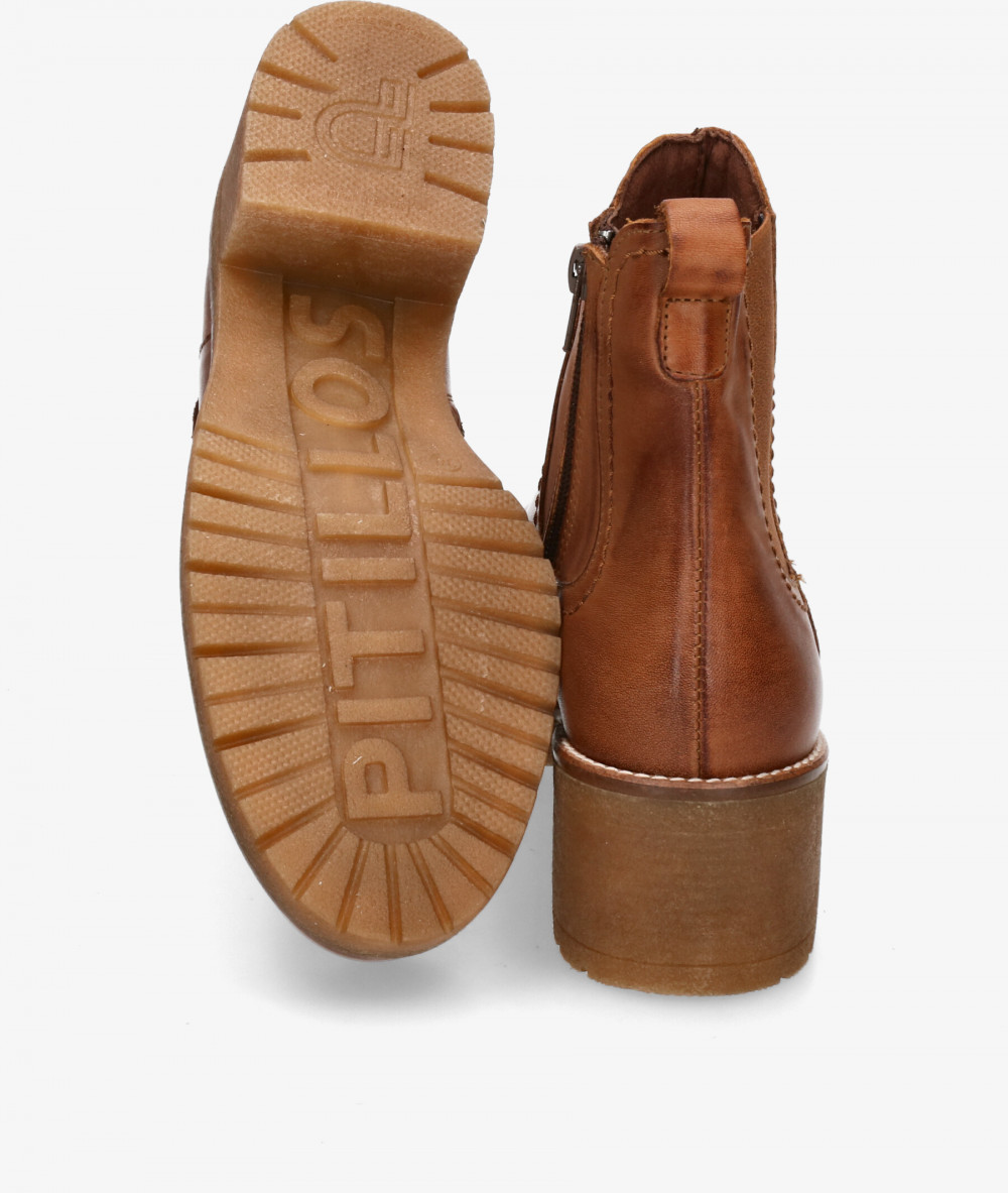 Botines Blanco y negro  20222 en cuero Botines Blanco y negro  20222 en cuero