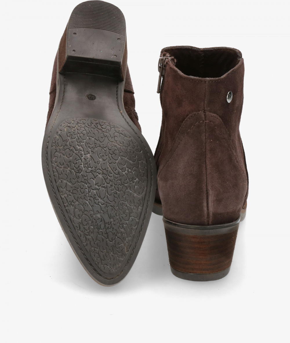 Botines pabloochoa.shoes  3501 en serraje marrón Botines pabloochoa.shoes  3501 en serraje marrón