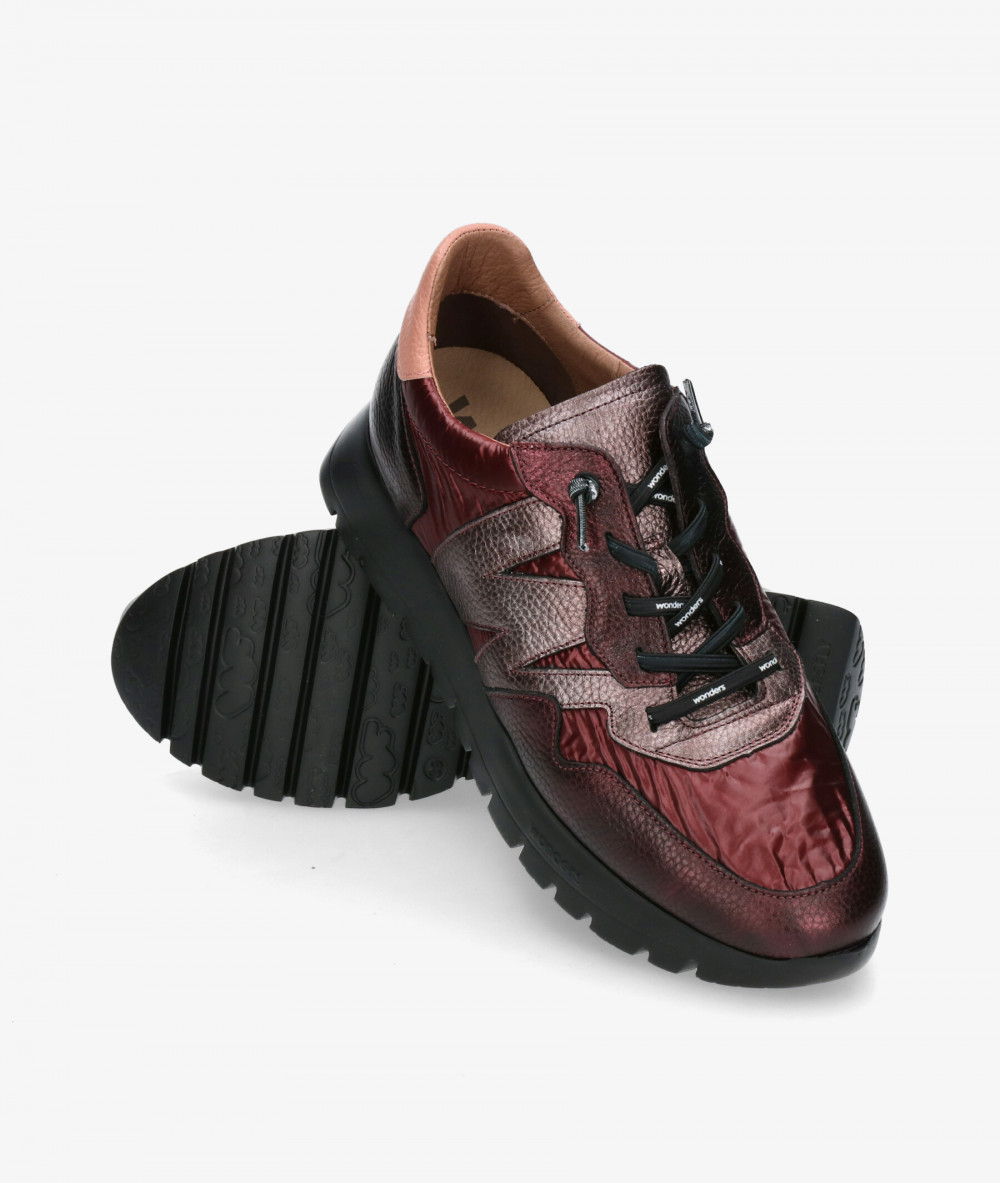 Deportivos Wonders  A-2491 en burdeos Deportivos Wonders  A-2491 en burdeos