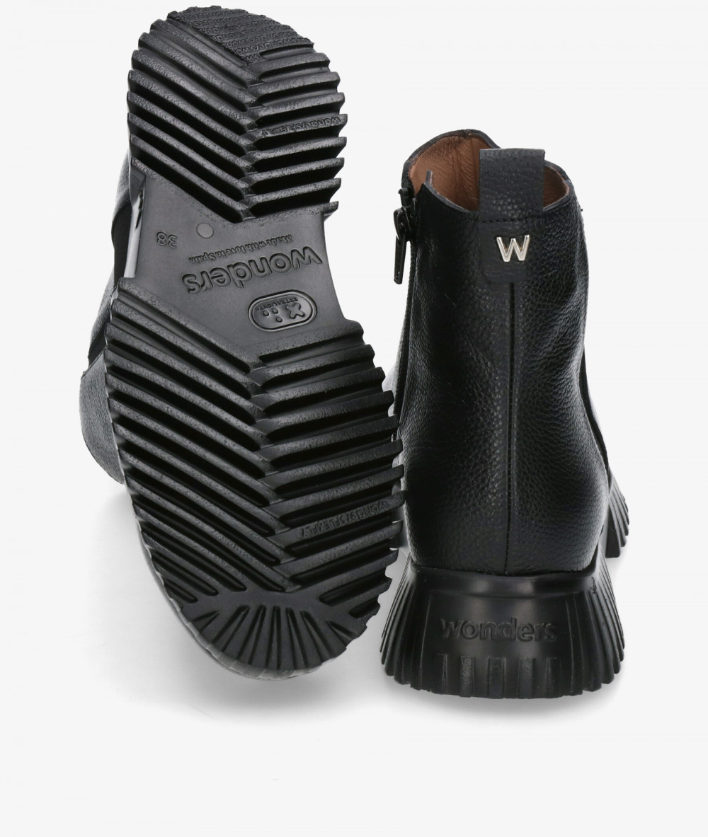 Botines Wonders A-4404 en negro