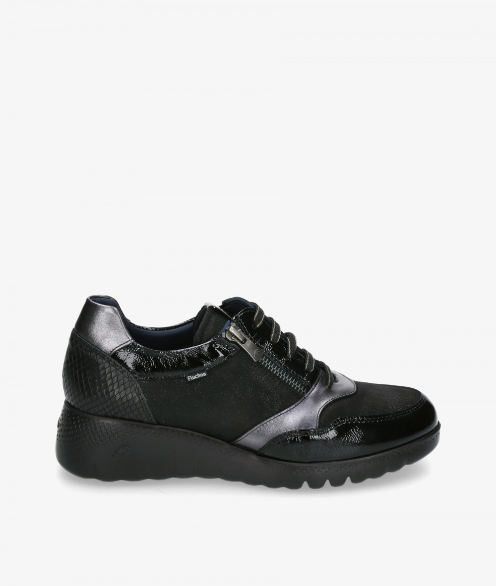 Deportivos Fluchos  F2248 en negro Deportivos Fluchos  F2248 en negro