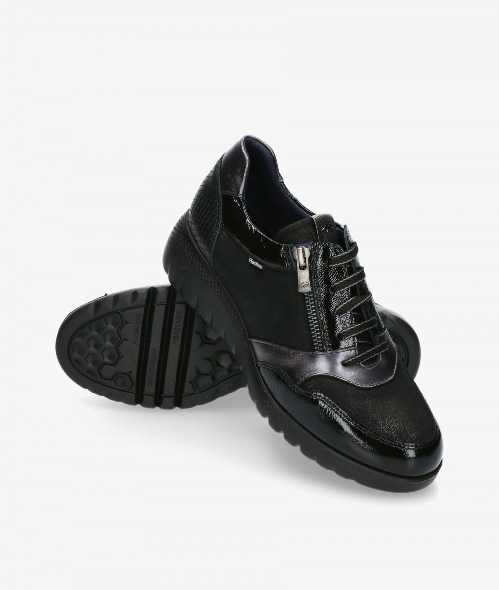 Deportivos Fluchos  F2248 en negro Deportivos Fluchos  F2248 en negro