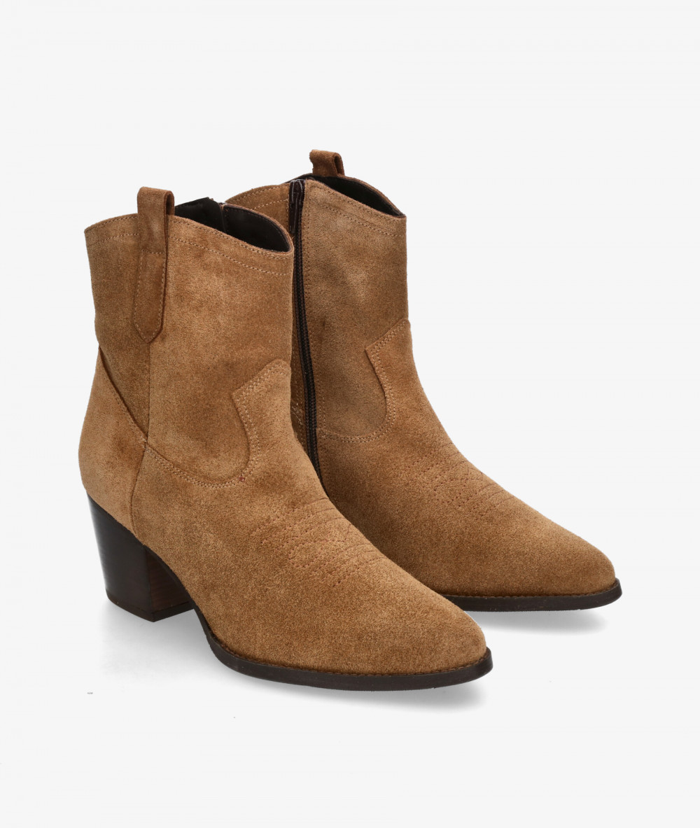 Botines Kénnebec  671 en serraje cuero Botines Kénnebec  671 en serraje cuero