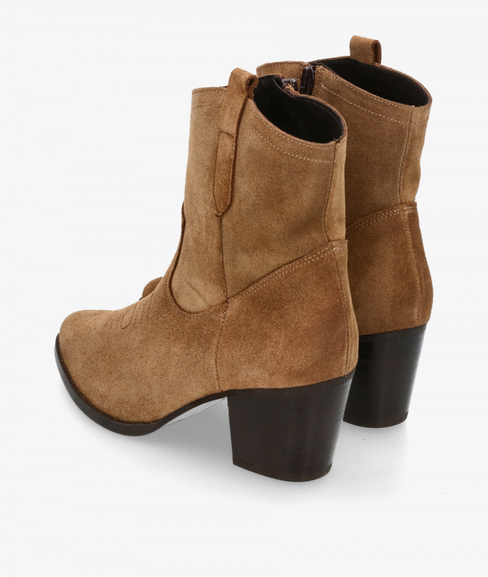 Botines Kénnebec  671 en serraje cuero Botines Kénnebec  671 en serraje cuero