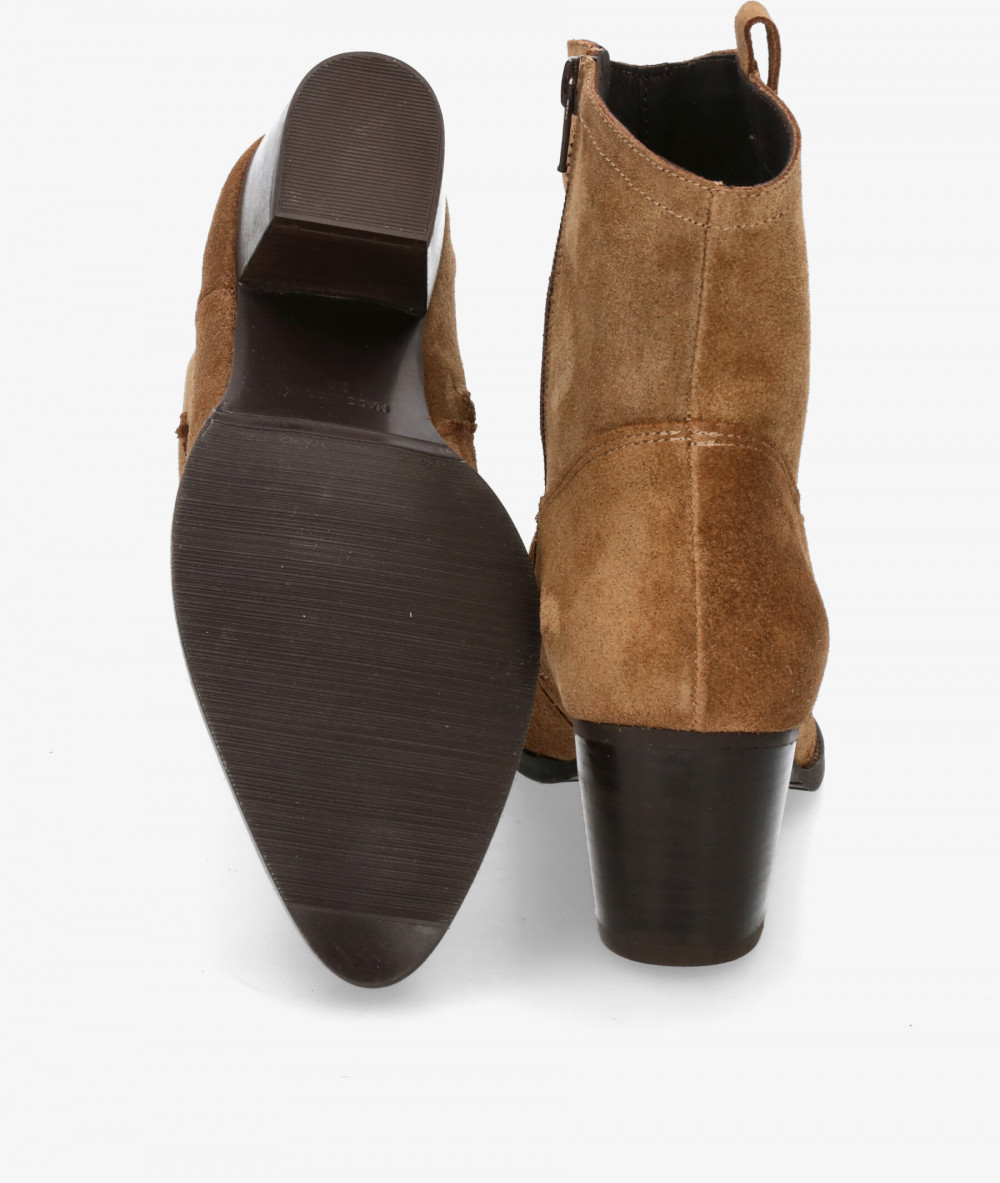 Botines Kénnebec  671 en serraje cuero Botines Kénnebec  671 en serraje cuero