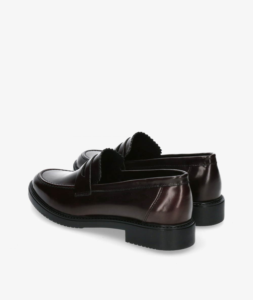 Mocasines pabloochoa.shoes 39650FM2 en burdeos Mocasines pabloochoa.shoes 39650FM2 en burdeos