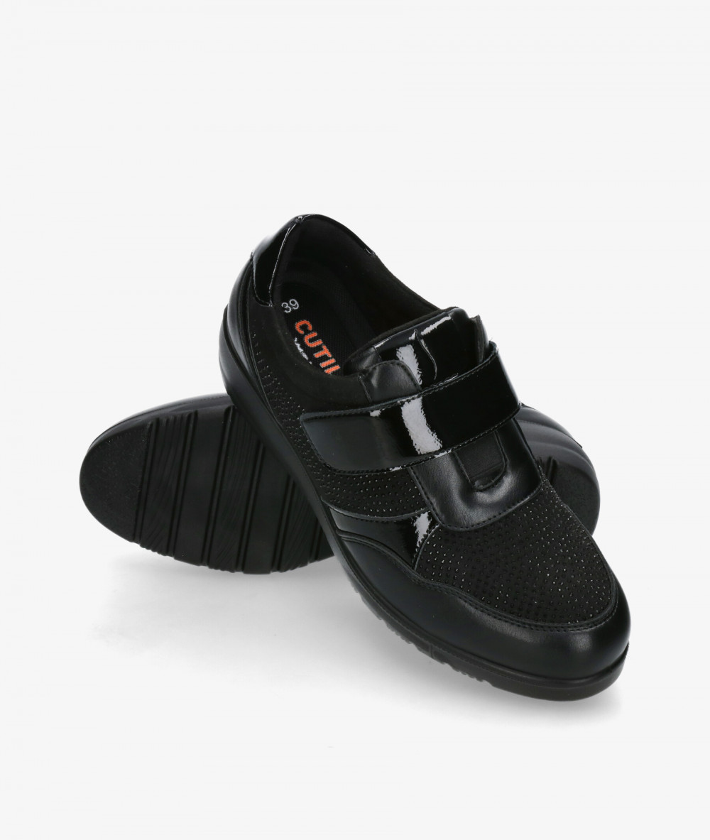 Deportivos DOCTOR CUTILLAS  45418 en negro Deportivos DOCTOR CUTILLAS  45418 en negro