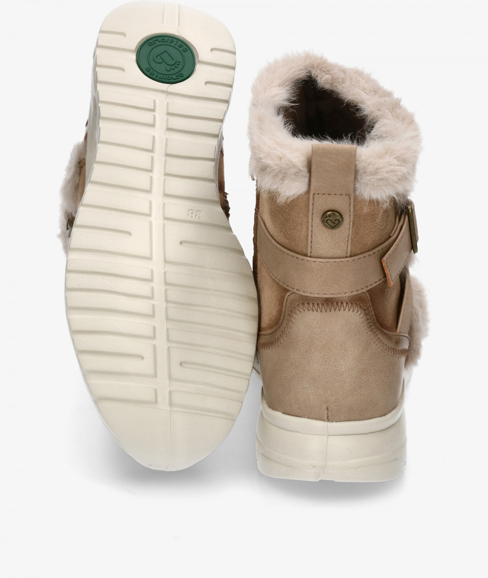 Botines Amarpies  29413 en beige Botines Amarpies  29413 en beige
