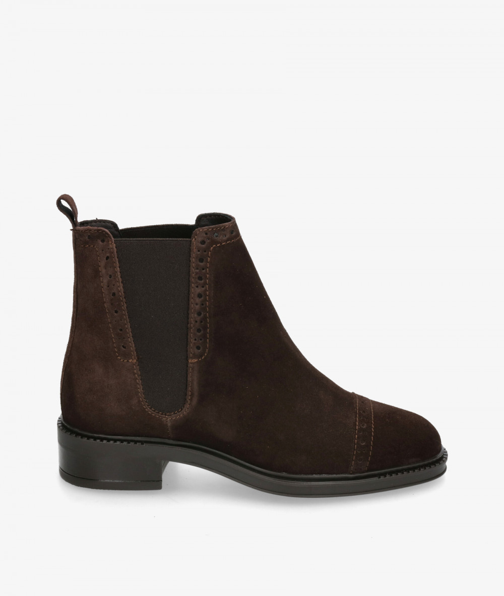 Botines LOL  BERA 7236 en serraje marrón