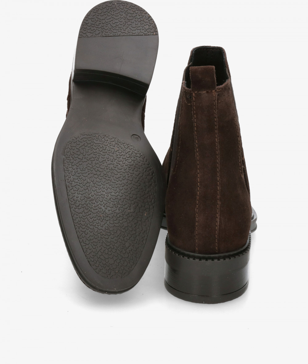 Botines LOL  BERA 7236 en serraje marrón