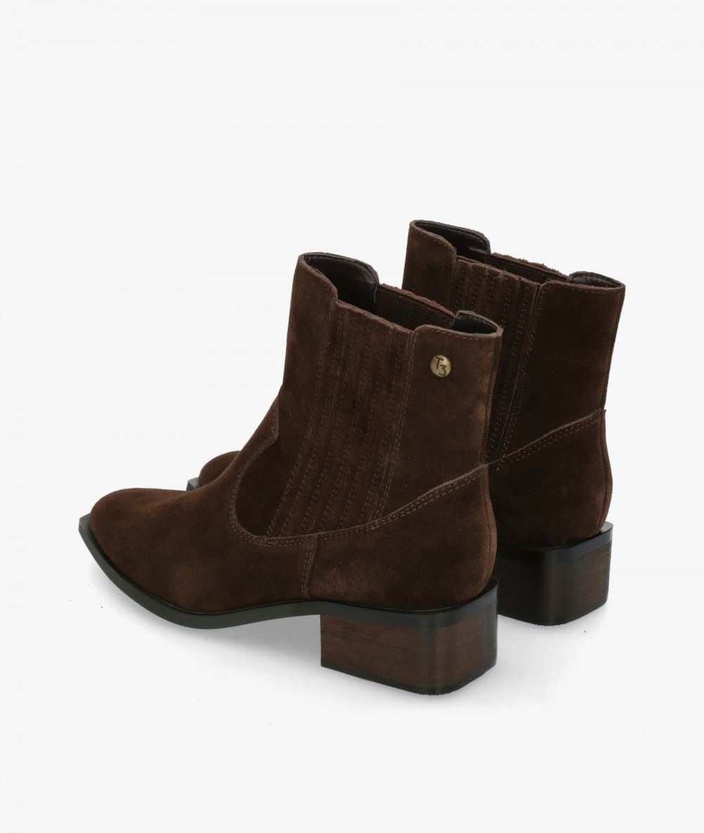 Botines pabloochoa.shoes  SS814 en serraje marrón Botines pabloochoa.shoes  SS814 en serraje marrón