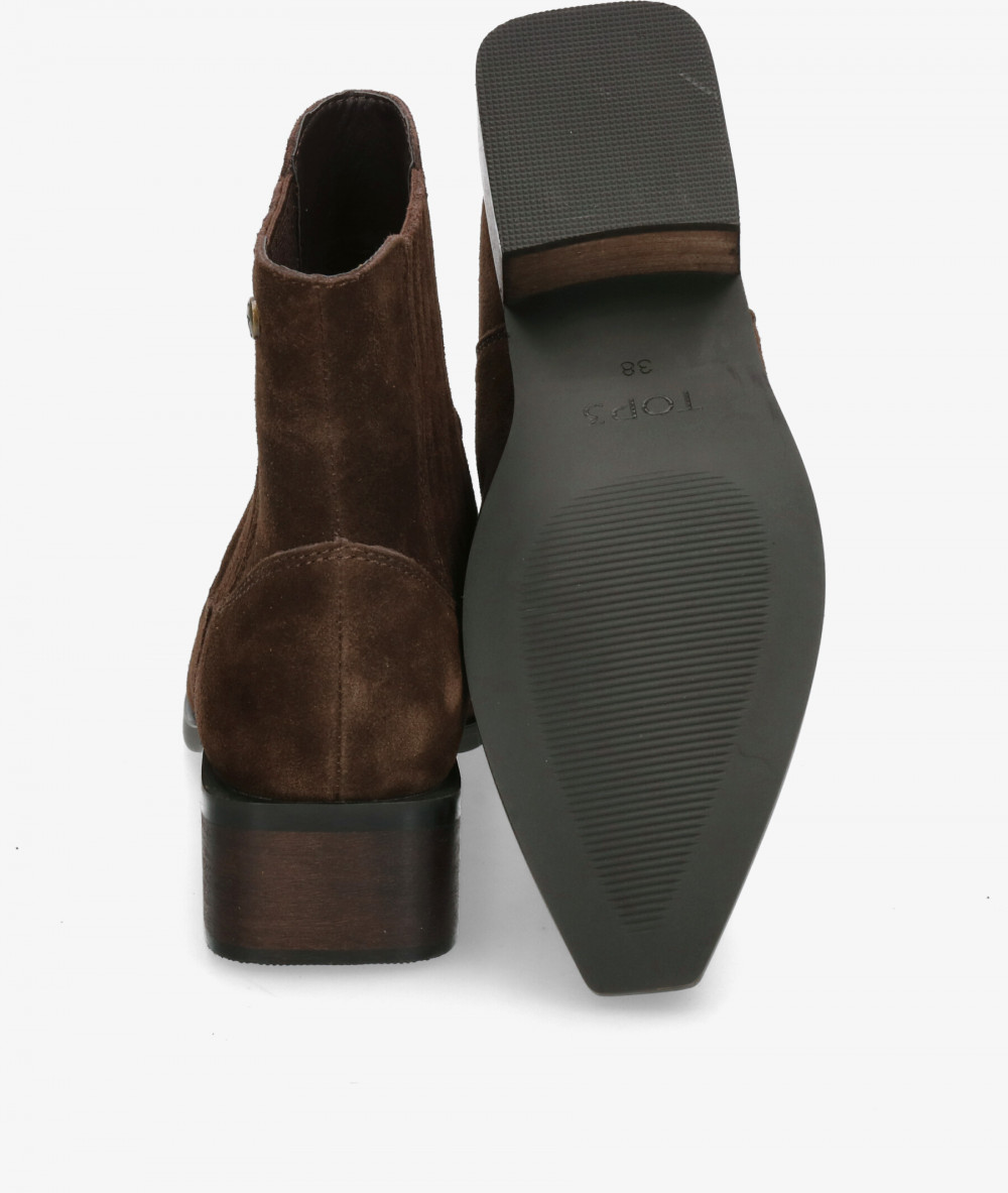 Botines pabloochoa.shoes SS814 en serraje marrón