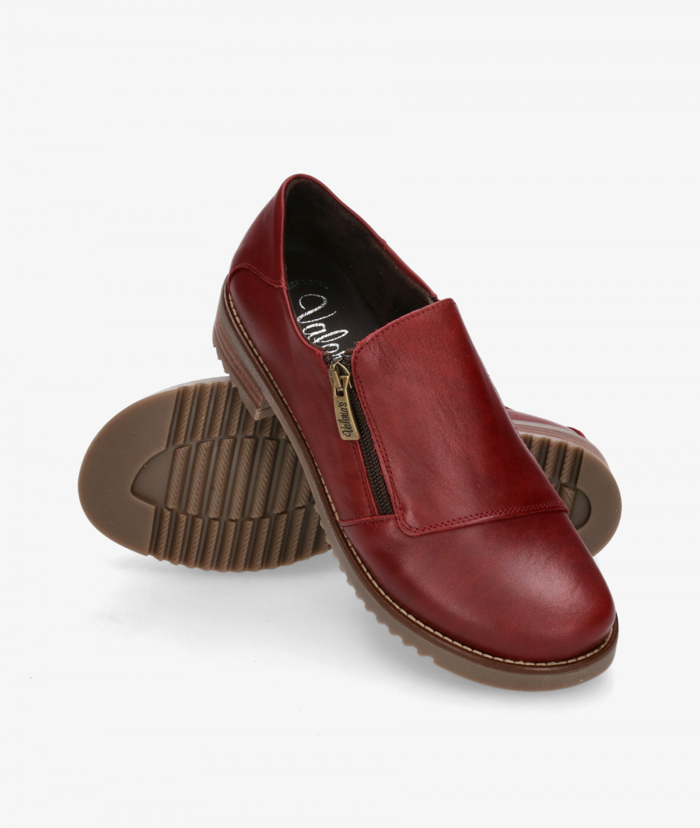 Zapatos planos Valeria´s 2301 en cereza