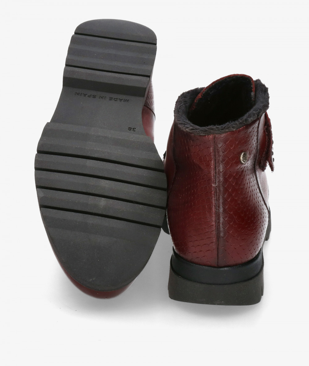 Botines pabloochoa.shoes  22867 en burdeos