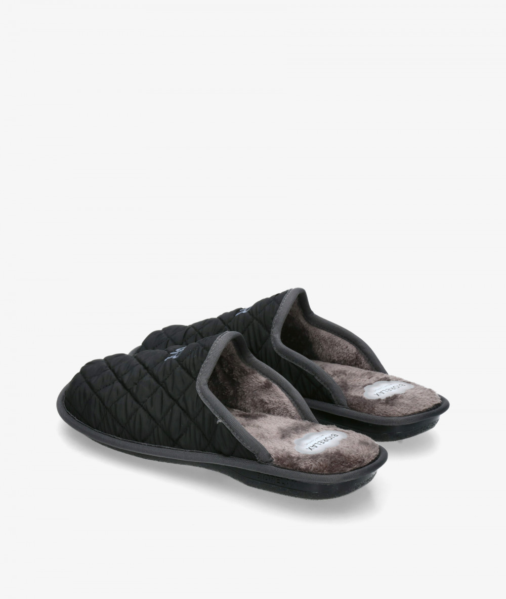 Zapatillas de casa Bio Relax  1448 en negro