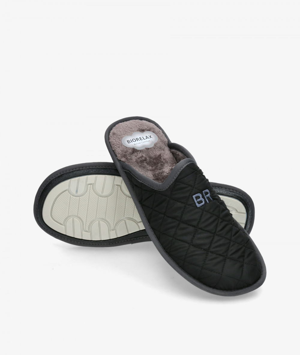 Zapatillas de casa Bio Relax  1448 en negro