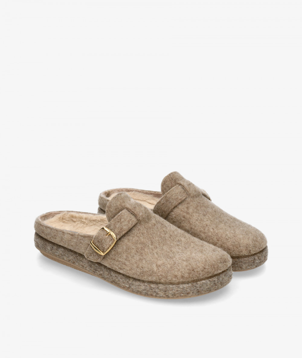 Zapatillas de casa Bio Relax  12079 en beige