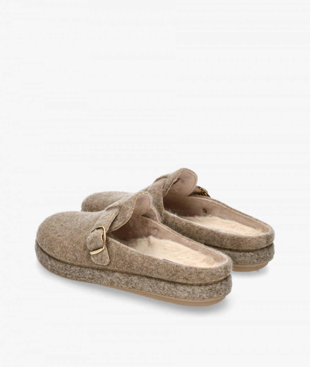 Zapatillas de casa Bio Relax  12079 en beige