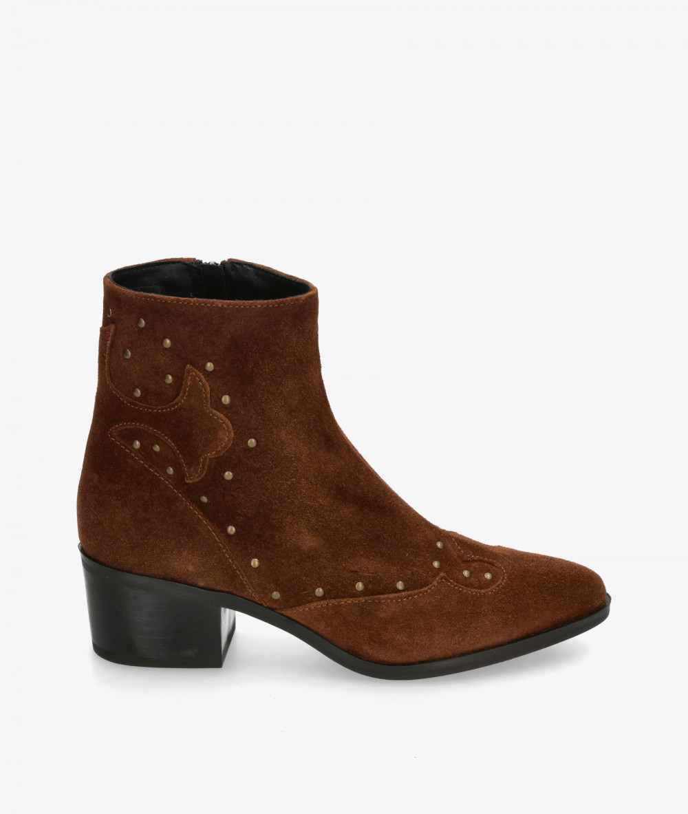 Botines pabloochoa.shoes  39515 en serraje cuero