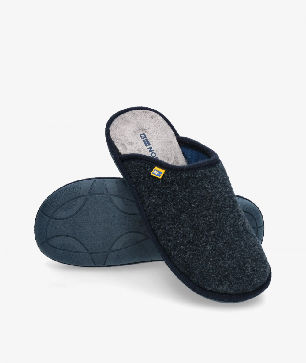 Zapatillas de casa Nordikas  2630 en azul marino