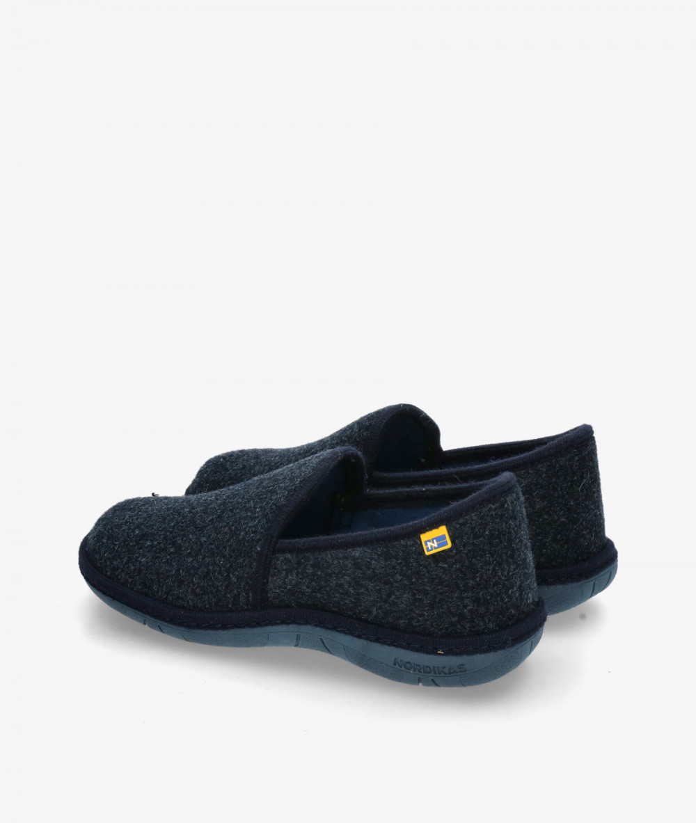 Zapatillas de casa Nordikas  2631 en azul marino