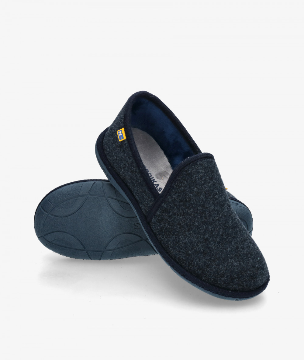 Zapatillas de casa Nordikas  2631 en azul marino