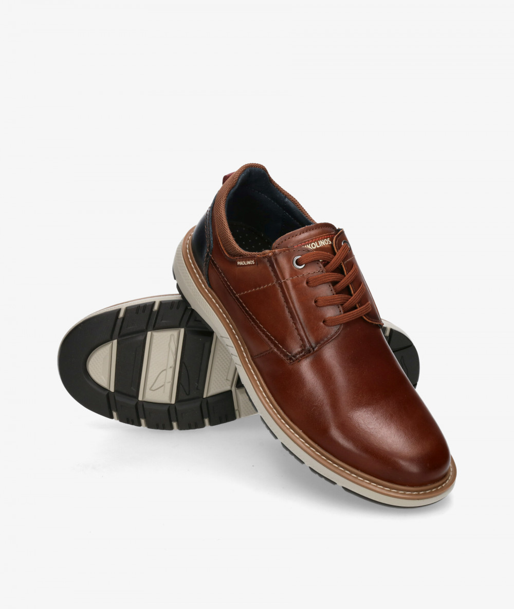 Pikolinos Sport rubber sole shoes M8D-4292 in leather