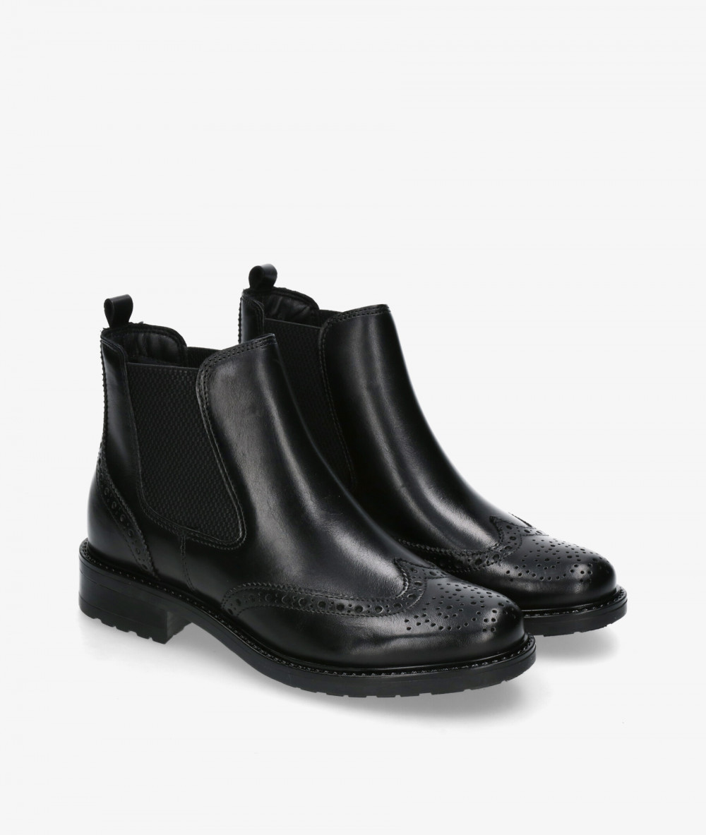 Botines Traveris LOR47-3161 en negro