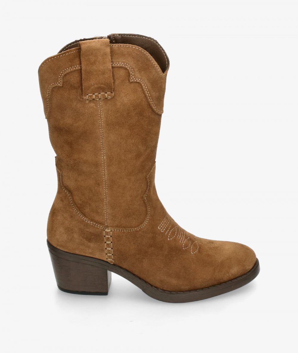 EVA PARIS Boots  29765 in leather split suede