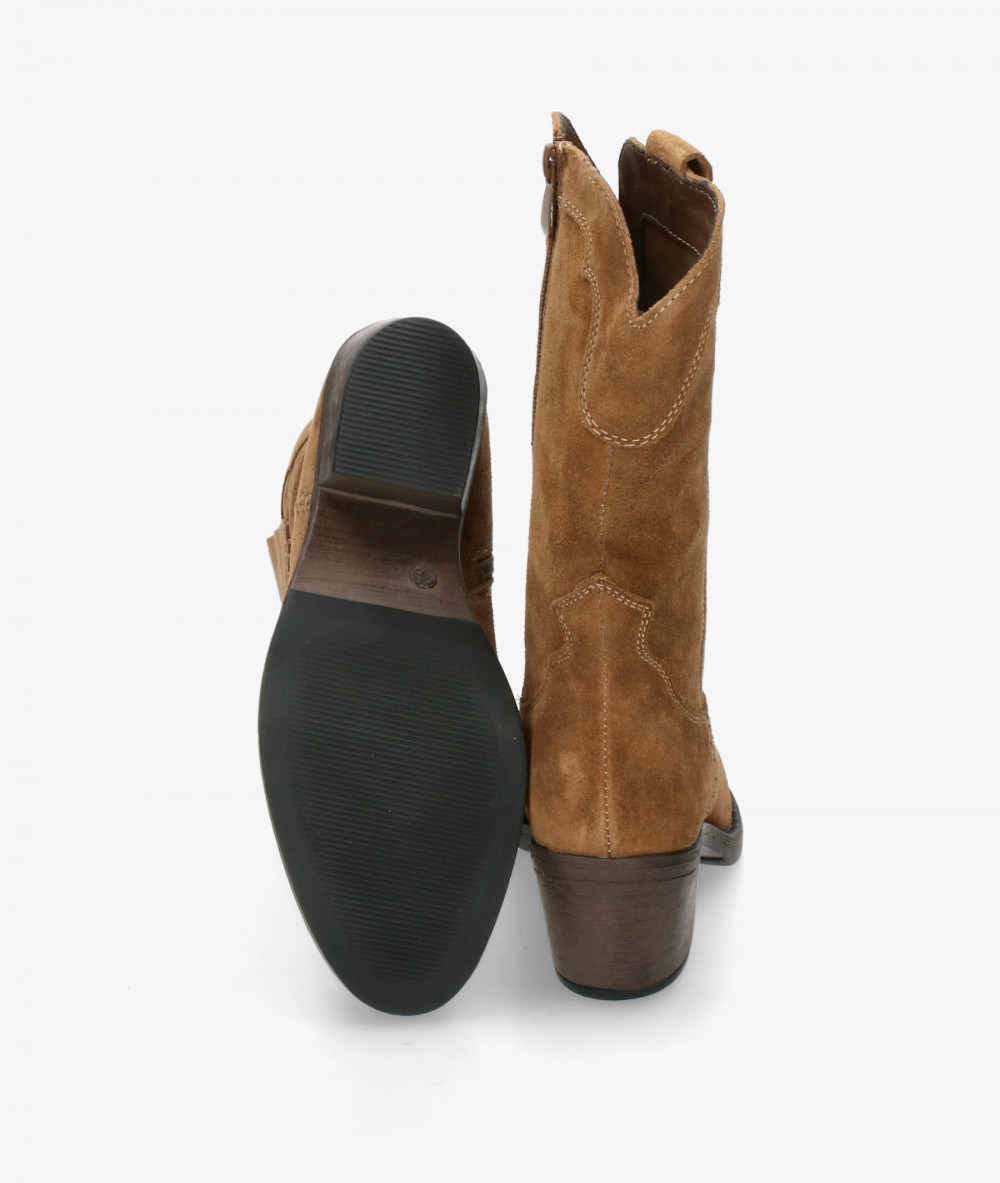 EVA PARIS Boots  29765 in leather split suede