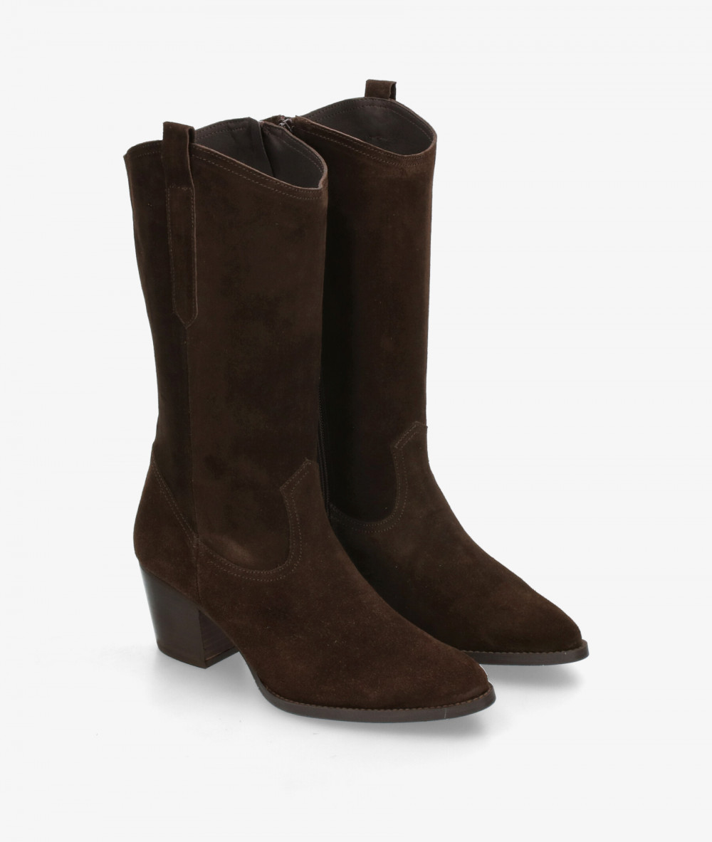 Botas Kénnebec 668 LISA en serraje marrón