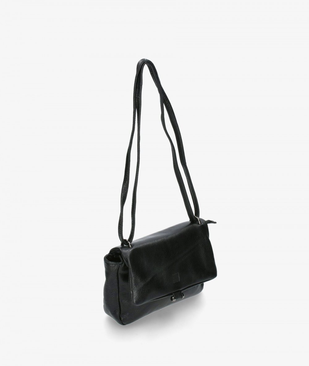 Bolso de piel Biba ELB1L en negro