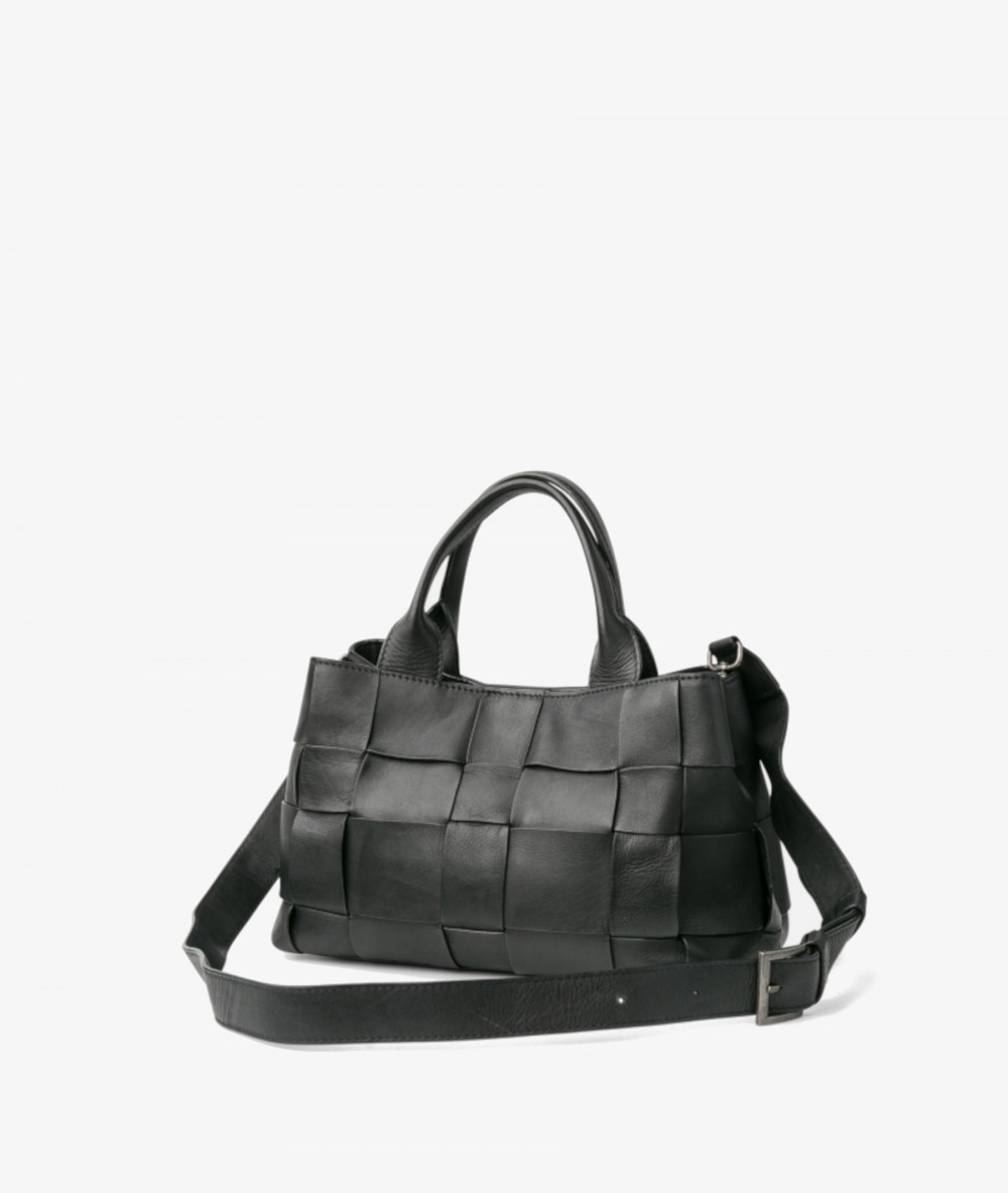 Bolso de piel Biba WAN1L en negro
