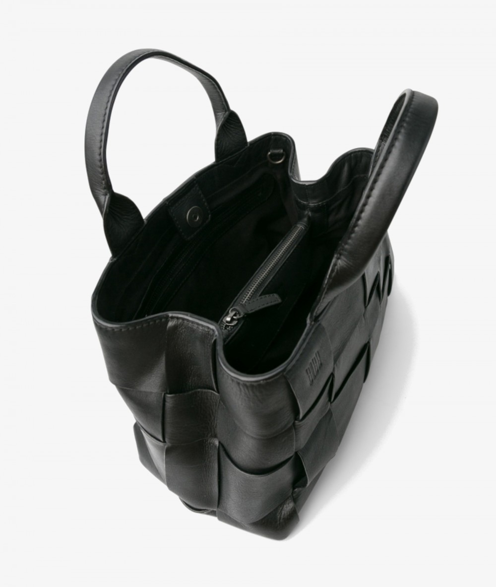 Bolso de piel Biba WAN1L en negro