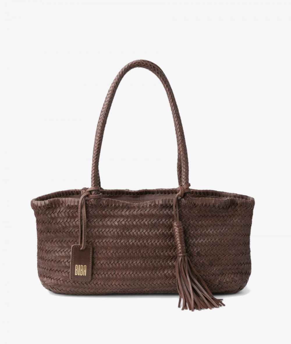 Bolso de piel Biba PER10L en marrón