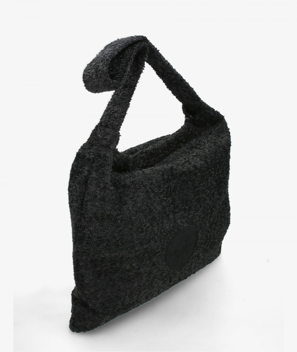 Bolso textil Caramelo 50973 en negro