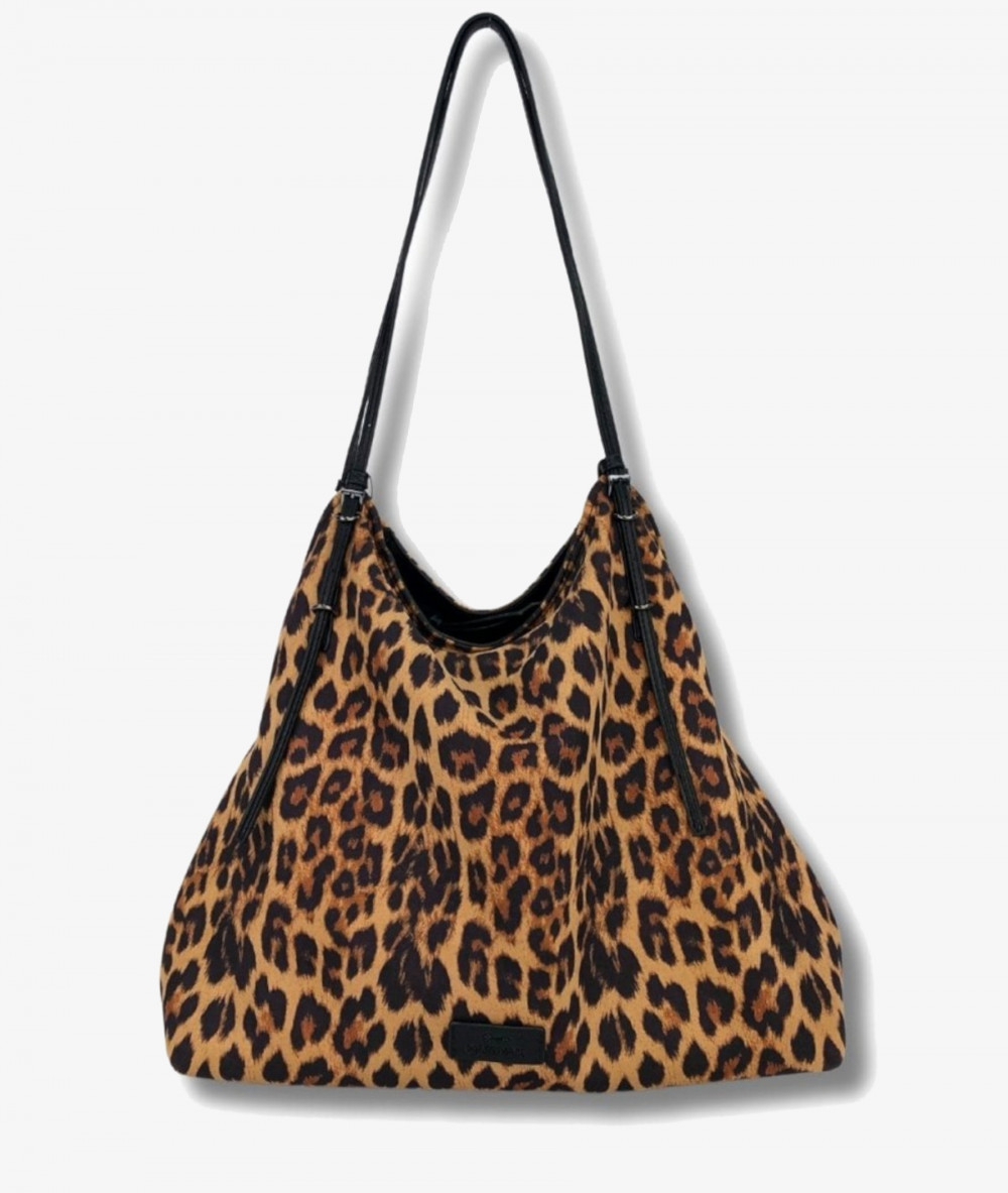Bolso textil Martina K 24669 en leopardo 