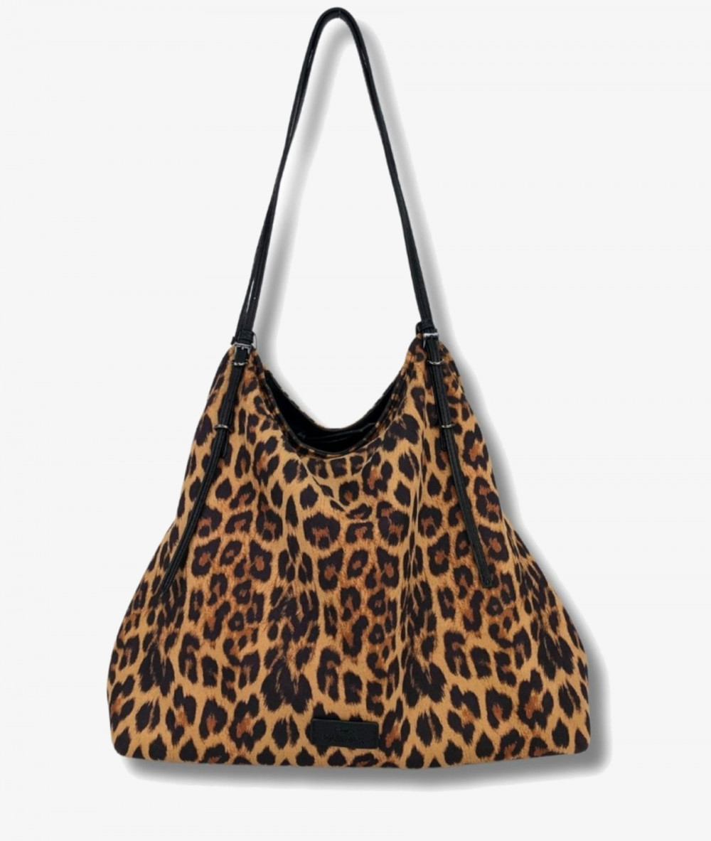 Bolso textil Martina K 24669 en leopardo 