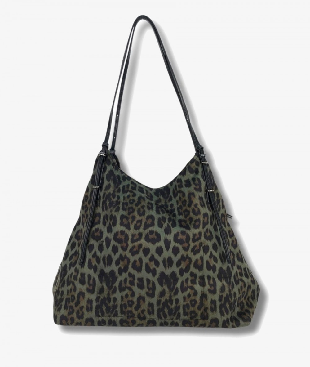 Bolso textil Martina K 24669 en leopardo 
