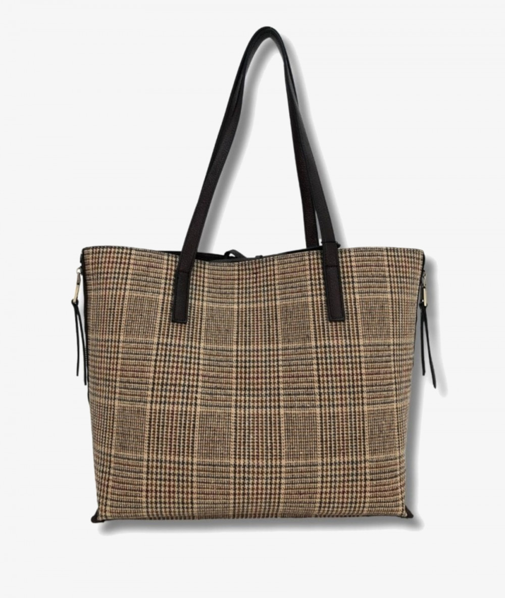 Bolso textil Martina K 25058 en marrón