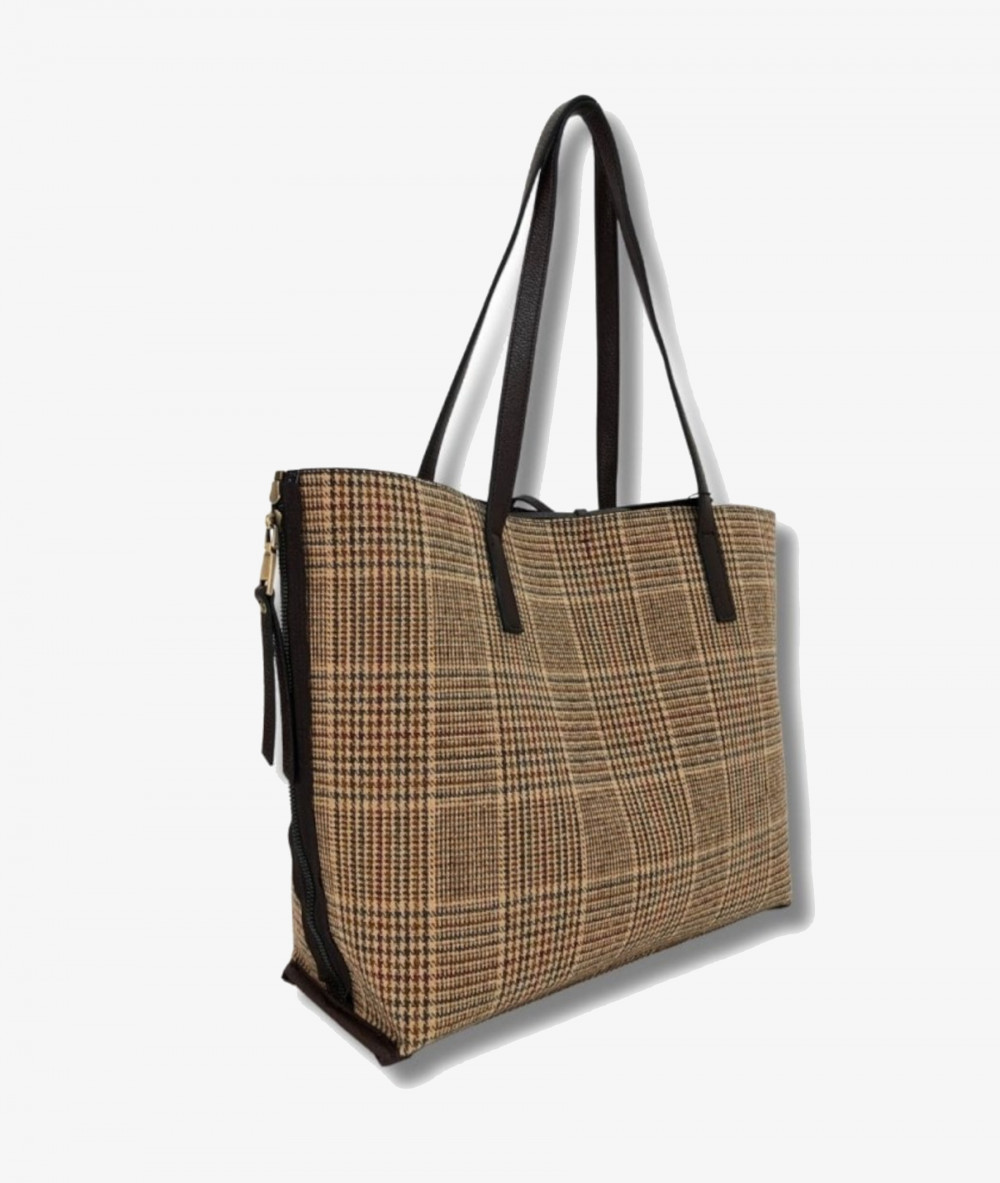 Bolso textil Martina K 25058 en marrón