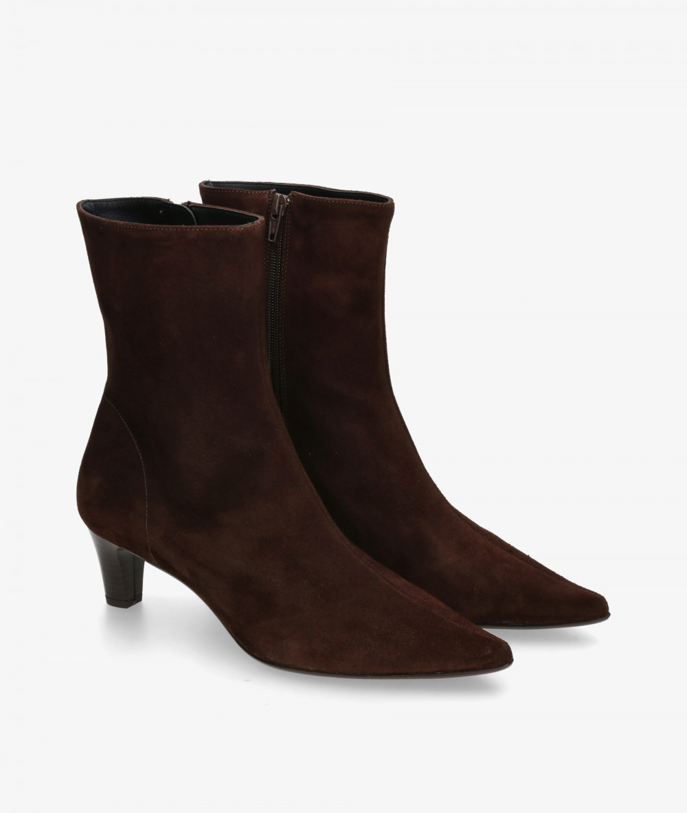 Botines bloom&you  CATA en serraje marrón