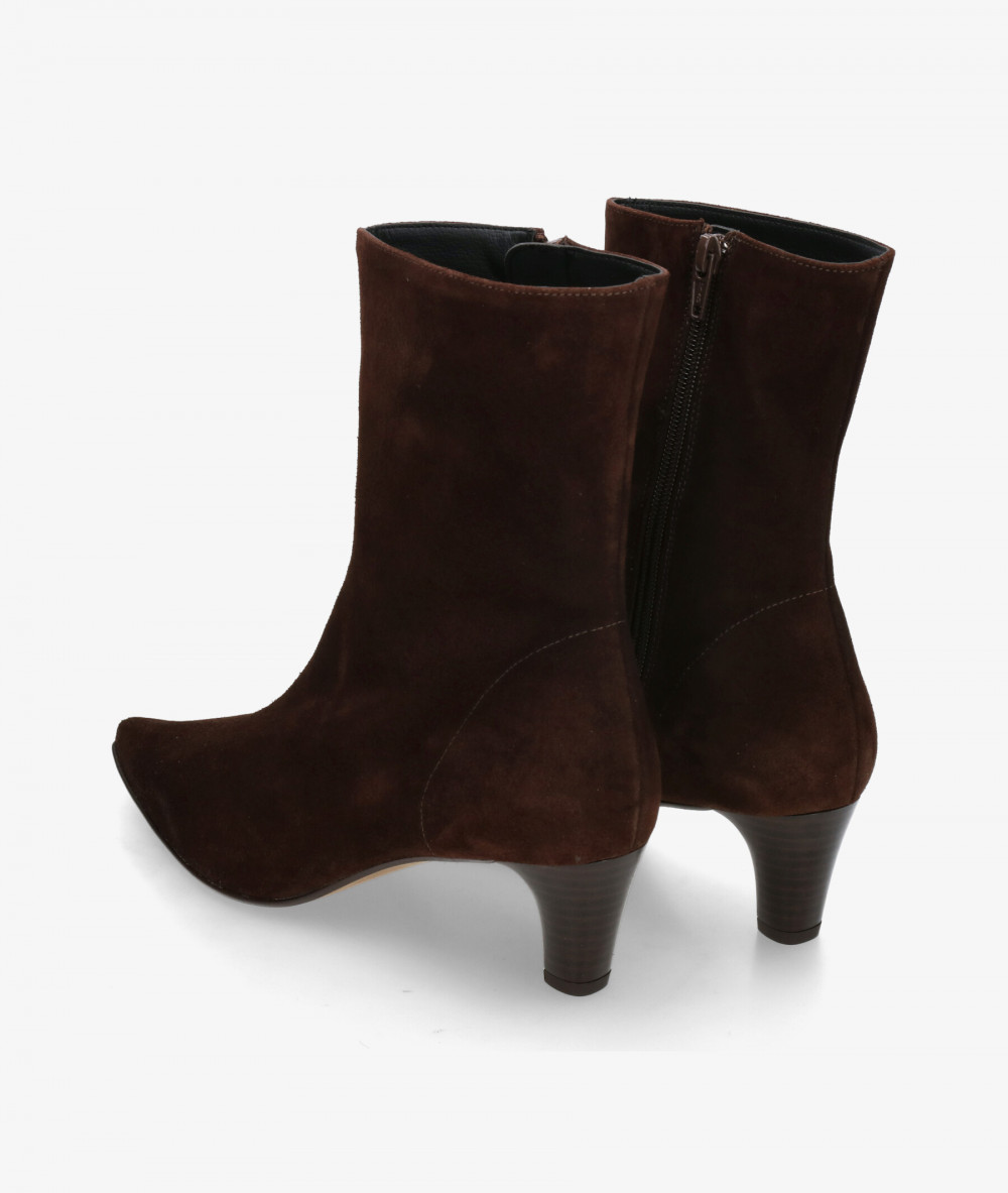 Botines bloom&you  CATA en serraje marrón