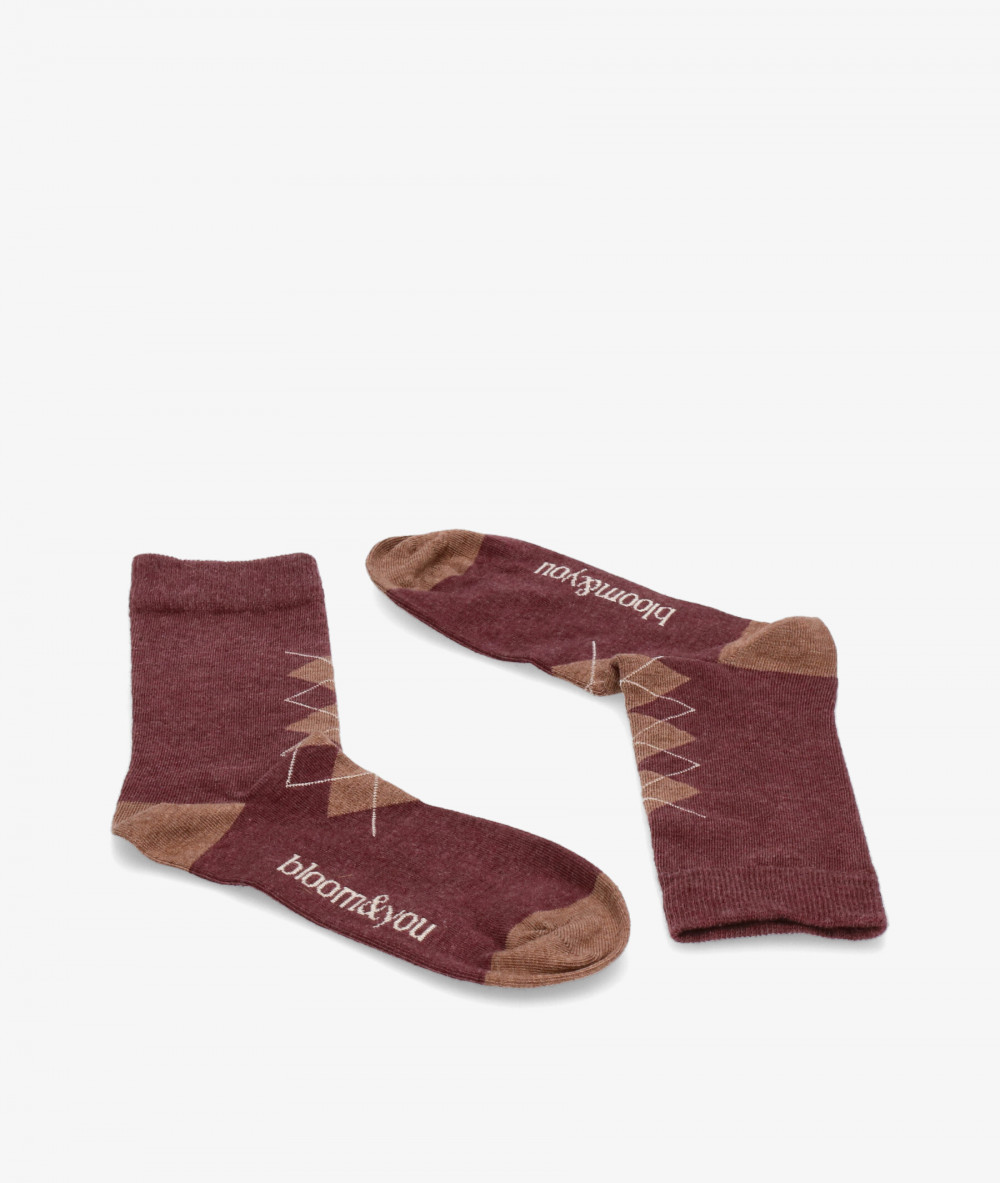 Calcetines bloom&you BLOOM SOCKS en burdeos
