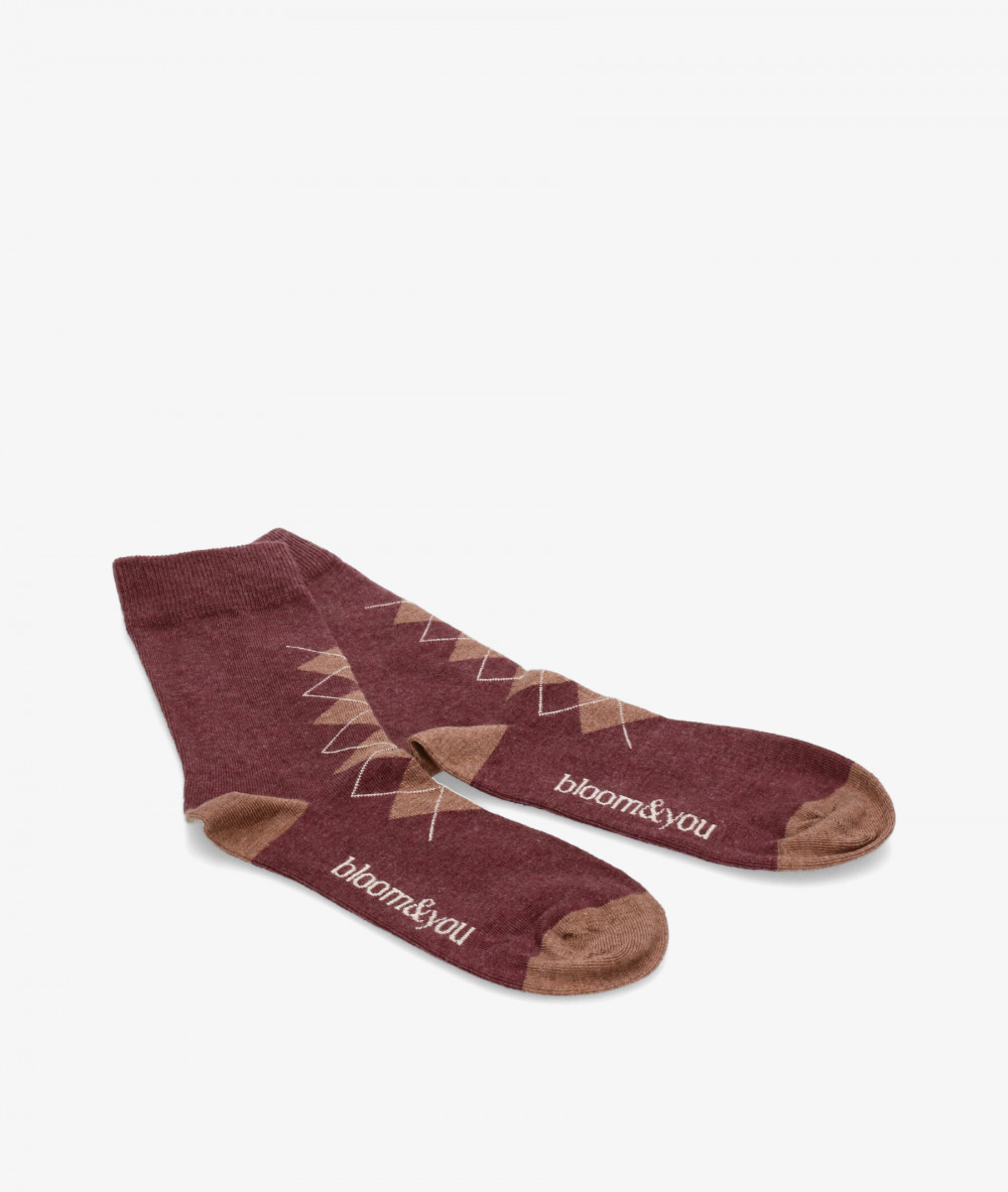 Calcetines bloom&you BLOOM SOCKS en burdeos