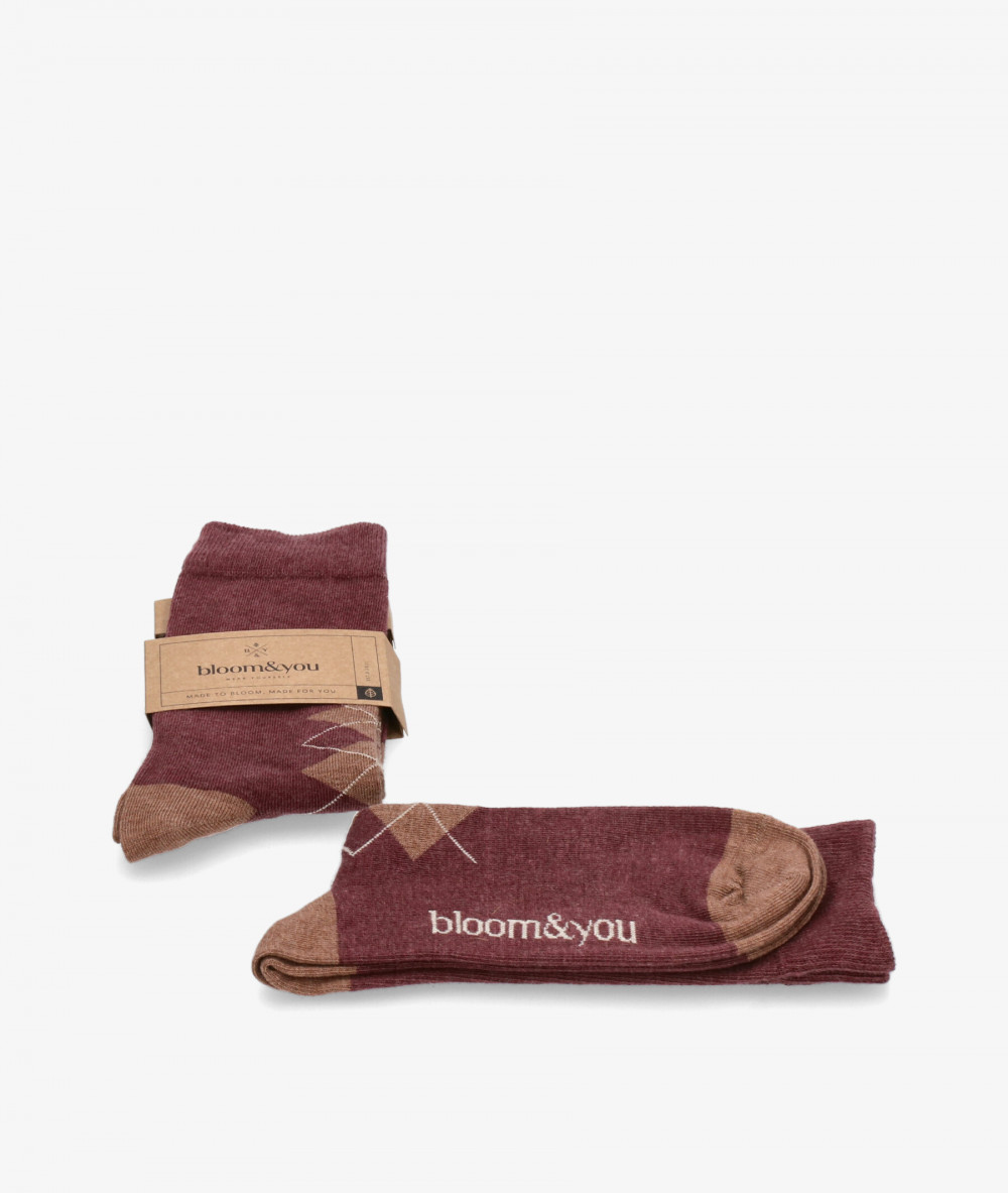 Calcetines bloom&you BLOOM SOCKS en burdeos